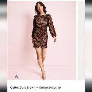 Sequin Mini Dress, Size 0